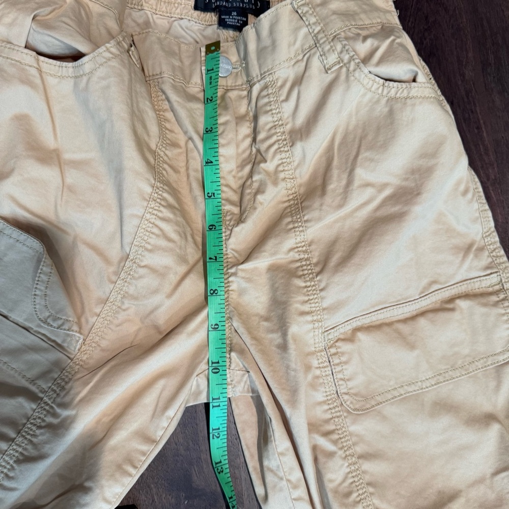 Sanctuary Women’s Beige Cali-Cargo Standard Rise Pants, Size 26 - Picture 7 of 13